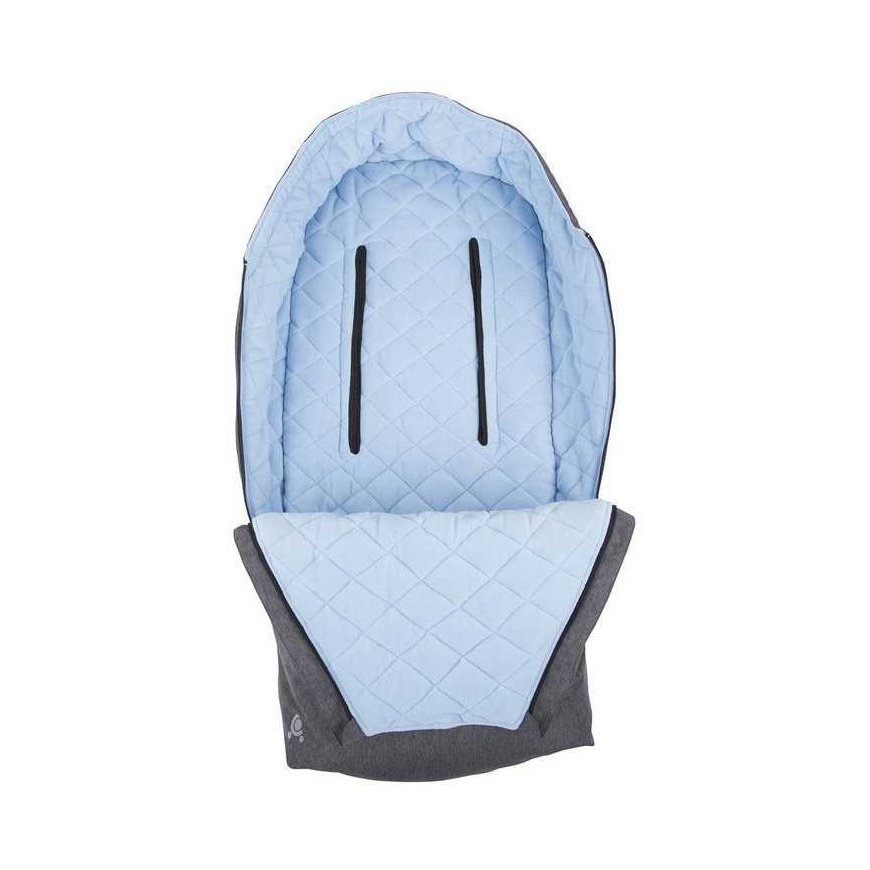 CuddleCo Comfi-Extreme waterproof sleeping bag - gray melange / blue – 3