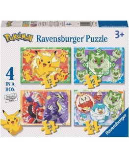 Ravensburger Puzzle 4w1 Pokemon EDUKAMP
