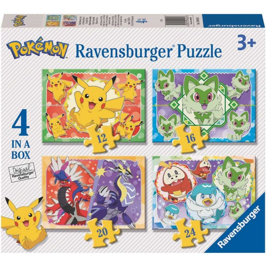 Пазл Ravensburger 4в1 Pokemon EDUKAMP