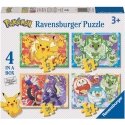 Ravensburger Puzzle 4w1 Pokemon EDUKAMP Ravensburger Puzzle 4w1 Pokemon EDUKAMP