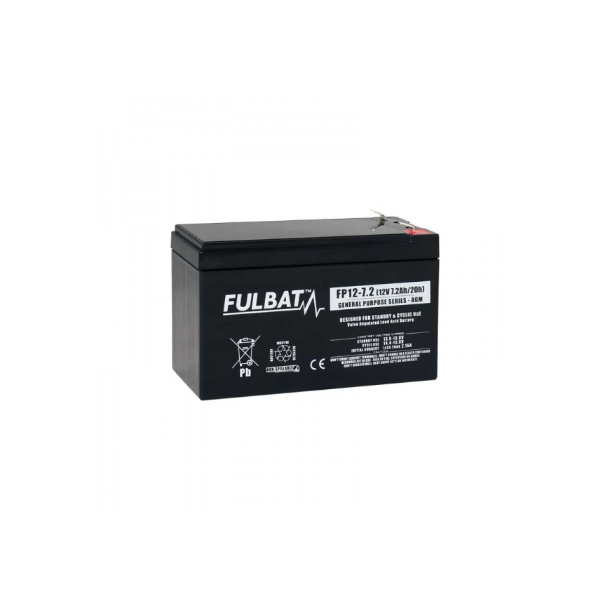 Fulbat Battery 7.2Ah 12V AGM