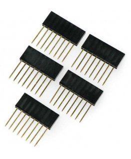 OEM Karpomas extended 1x8 pin socket 2.54mm designed for Arduino