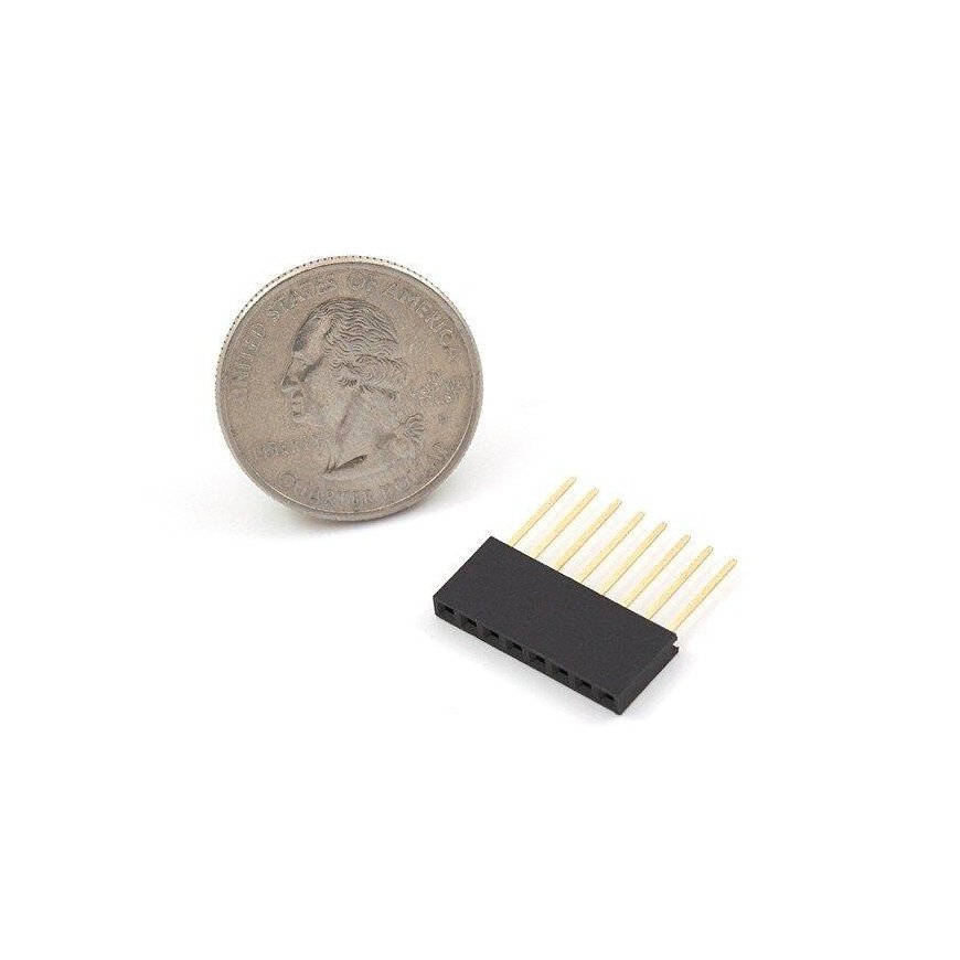 Oem Karpomas liitin pidennetty 1x8 nastaa 2.54mm Arduinoa varten – 3