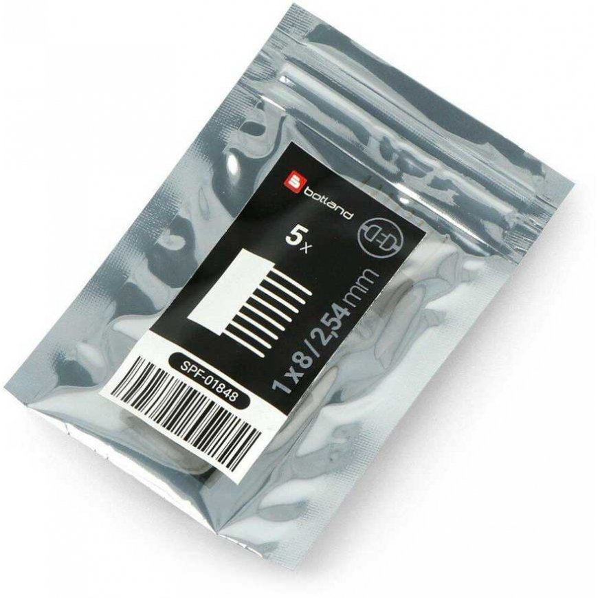 OEM Karpomas extended 1x8 pin socket 2.54mm designed for Arduino – 5