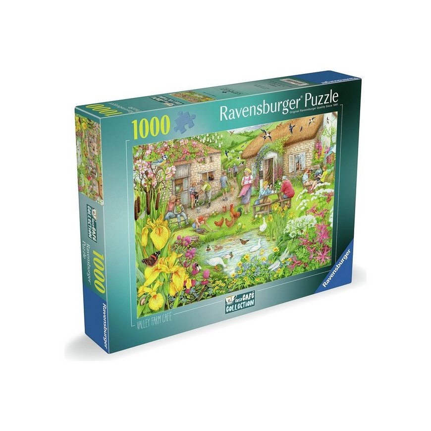 Ravensburger puzle: Lauksaimnieka kafejnīca ielejā