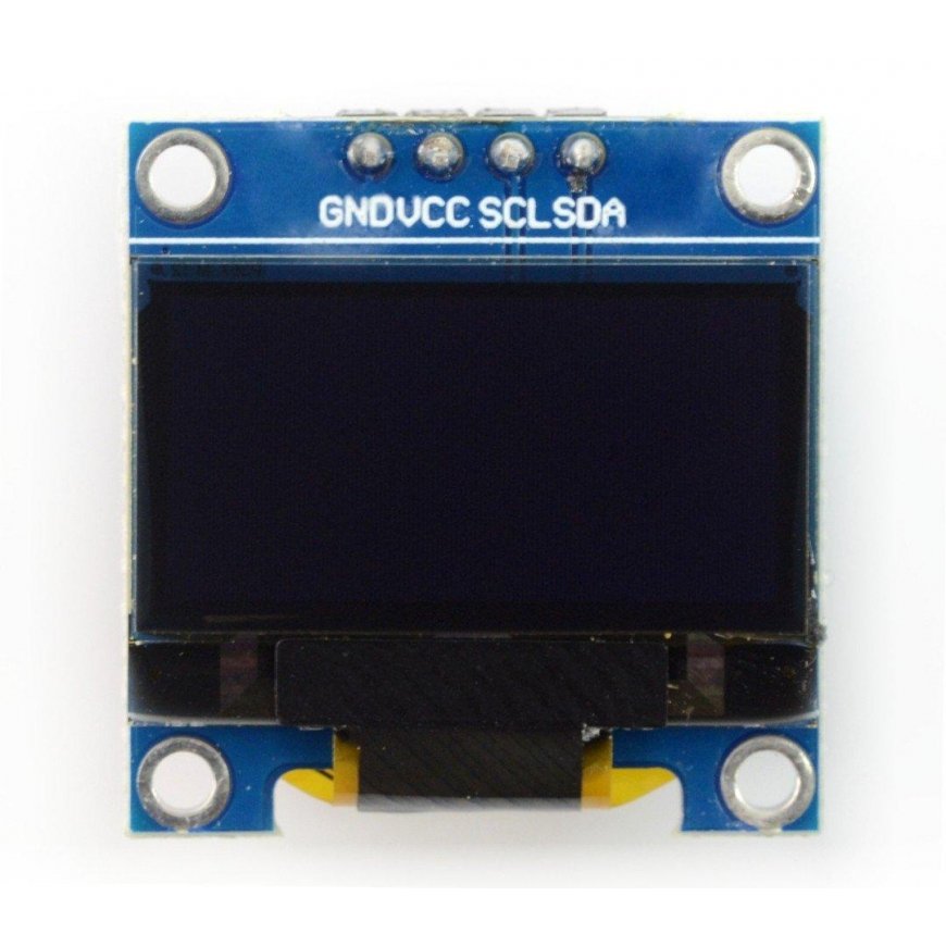 OEM OLED ekrāns, zila grafika, 0.96" 128x64px I2C - zils – 2