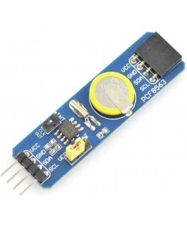 RTC PCF8563 I2C, reāllaika pulkstenis + akumulators, Waveshare 3707