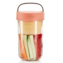 Lékué 885006 food storage container Round Jar 0.6 L Coral 1 pc(s)