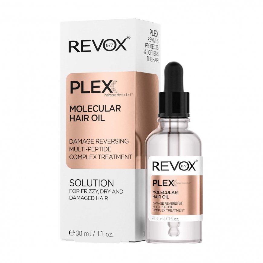 Revox B77, Plex Molekulaarne, Peptiidid, Juukseõli Ravi, Parandamiseks, 30 ml