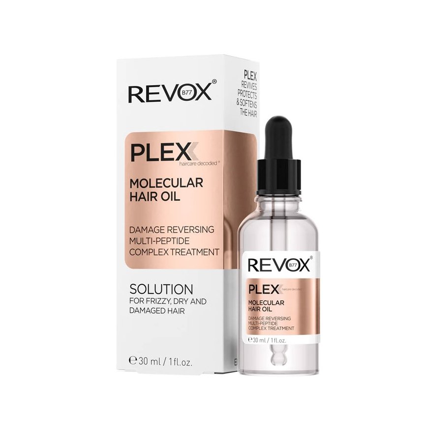 Revox B77, Plex Molekulaarne, Peptiidid, Juukseõli Ravi, Parandamiseks, 30 ml – 2