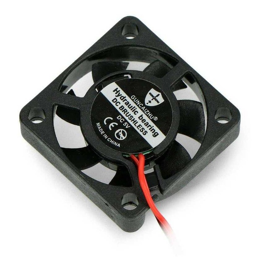 5V ventiliatorius 30x30x7mm - skirtas Raspberry Pi dėklui