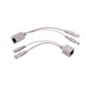 Oem PoE adapter - toide läbi LAN - RJ45 kuni DC ühendus - 2 tk