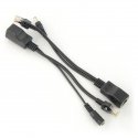 Oem PoE adapteris - maitinimas per LAN - RJ45 į DC jungtį - 2 vnt Oem PoE adapteris - maitinimas per LAN - RJ45 į DC jungtį - 2 vnt