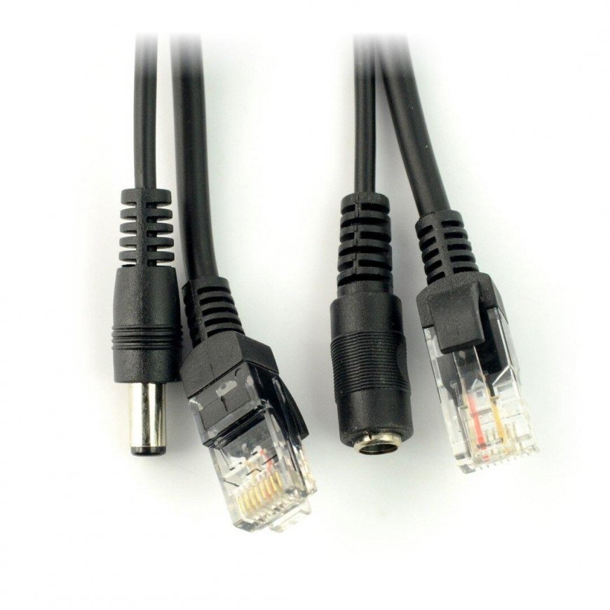 OEM PoE adapter - power over LAN - RJ45 to DC connector - 2 pcs – 3