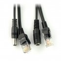 Oem PoE adapteris - maitinimas per LAN - RJ45 į DC jungtį - 2 vnt Oem PoE adapteris - maitinimas per LAN - RJ45 į DC jungtį - 2 vnt
