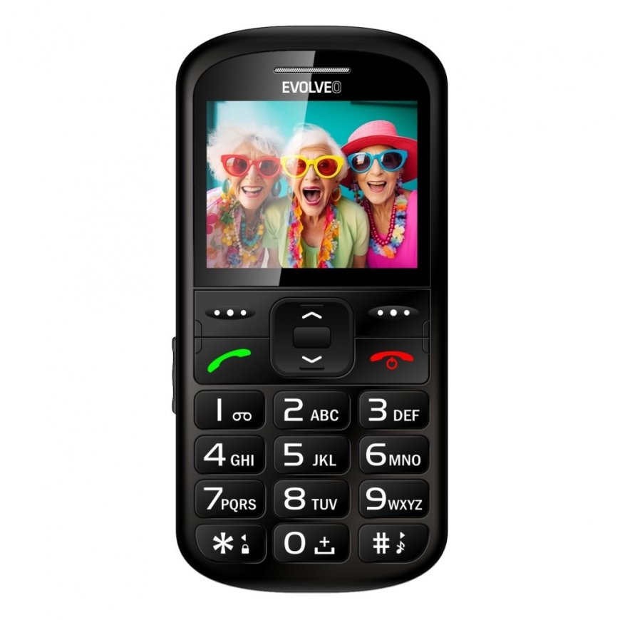 EVOLVEO EasyPhone XS, mobilusis telefonas senjorams, dziudo