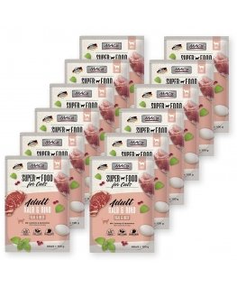 BULTI Superfoods veiseliha koos jõhvikate ja kassitilliga - märg kassitoit - 100g