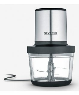 Severin KM 3867 elektroninen ruoanpilkkoja 1 L 400 W musta, Hopea, Läpinäkyvä