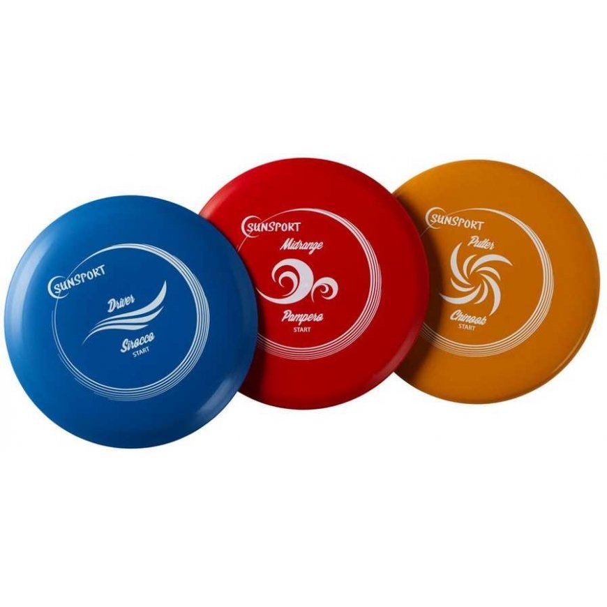 „Tactic Gra“ diskgolfo rinkinys START, puteris, vidutinio nuotolio ir varomas plastikinis – 4
