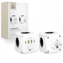 TECH-PROTECT PCL3X4 VIRTA-ANTURI 2 USB & 2 TYPE-C & 3 PISTOKETTA VALKOINEN