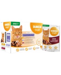IAMS 100418 mitrā kaķu barība 85 g