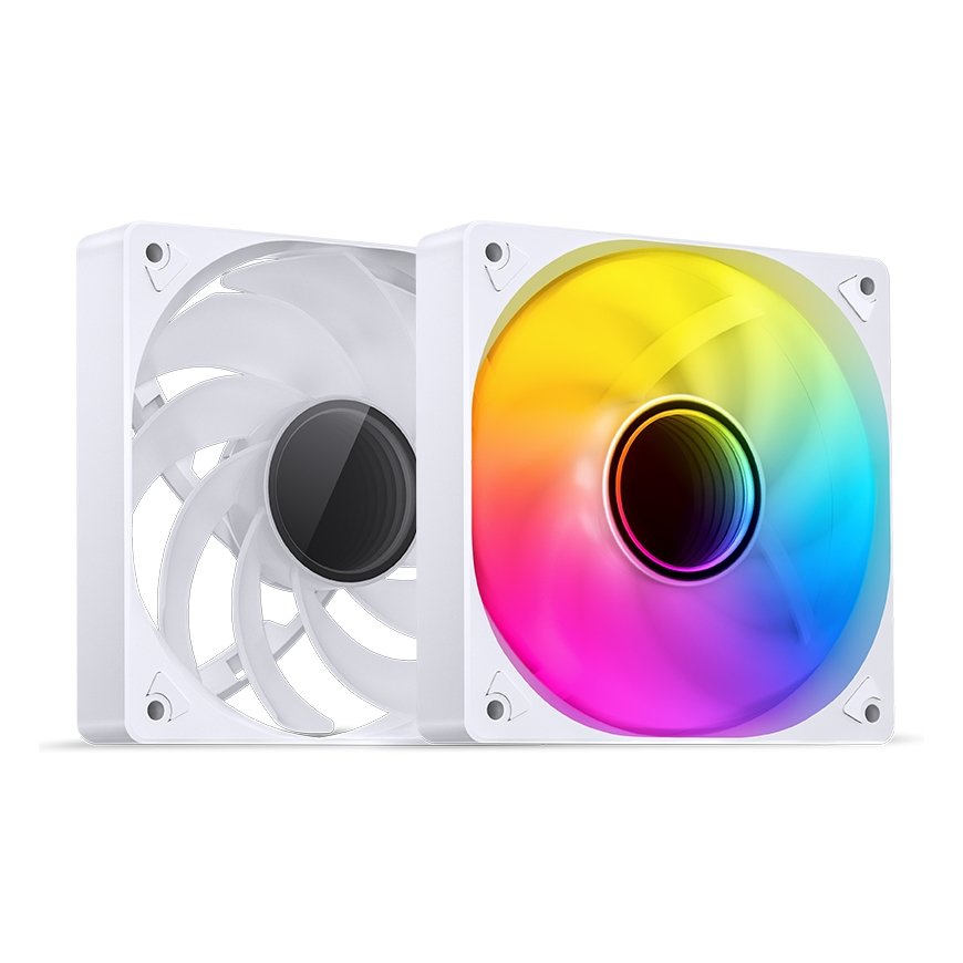 Jonsbo SL-120WR arvuti jahutussüsteem Arvuti korpus Ventilaator 12 cm Valge 1 tk