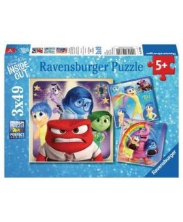 Ravensburger Disney Inside Out Pusle 49 tk Multifilmid