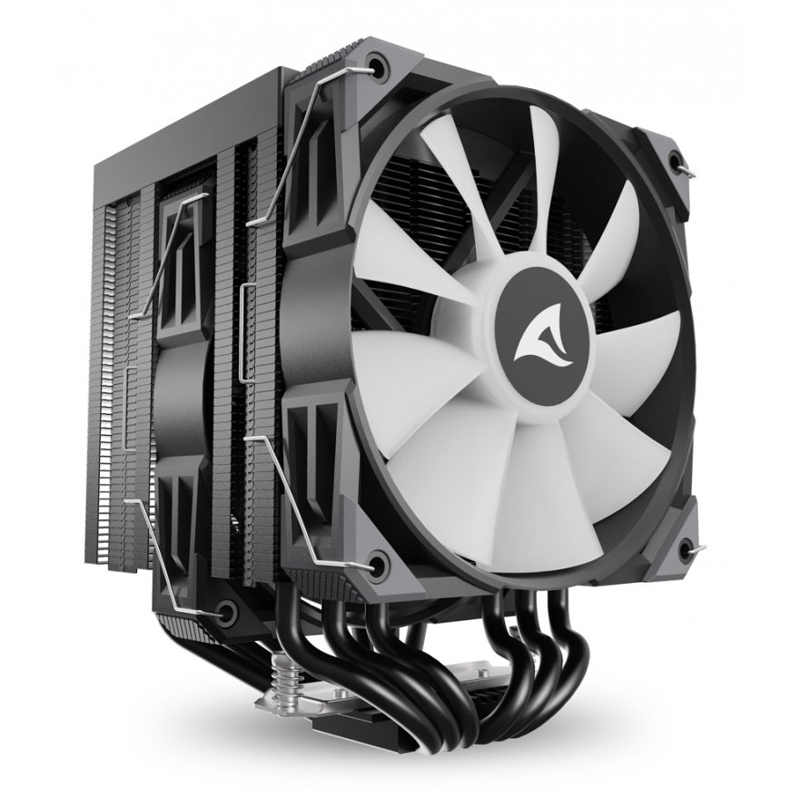 Sharkoon A60 RGB Procesorius Orinis aušintuvas 12 cm Juoda 1 vnt – 2