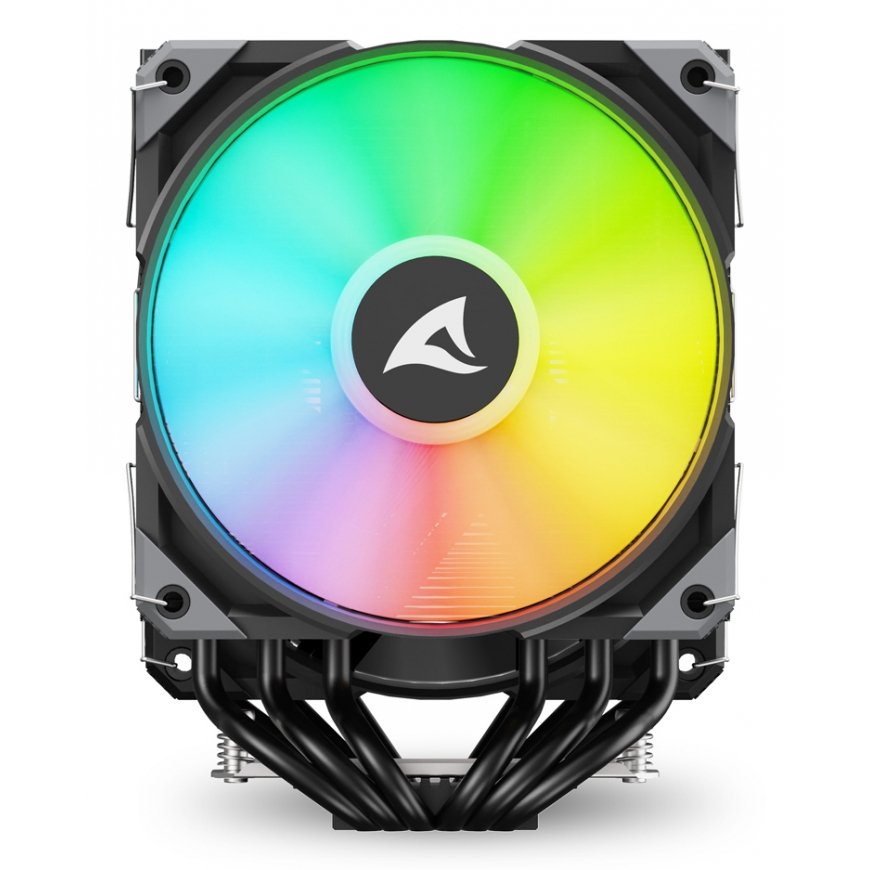 Sharkoon A60 RGB Процессор Air cooler 12 cm Черный 1 шт – 5