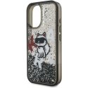 Dėklas Karl Lagerfeld Liquid Glitter Scattered Choupette iPhone 16 jaoks Must Dėklas Karl Lagerfeld Liquid Glitter Scattered Choupette iPhone 16 jaoks Must