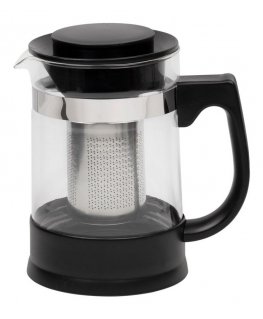 Resto Kitchenware 90512 teapot Single teapot 950 ml Black, Transparent