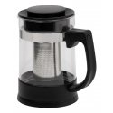 Resto Kitchenware 90512 teekann Üks teekann 950 ml Must, Läbipaistev