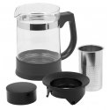 Resto Kitchenware 90512 teekannu Yksi teekannu 950 ml musta, Läpinäkyvä Resto Kitchenware 90512 teekannu Yksi teekannu 950 ml musta, Läpinäkyvä