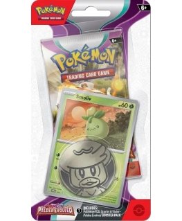 The Pokemon Pokemon TCG - Scarlet & Violet 2 Paldea Evolved Booster Checklane Blister - Smoliv