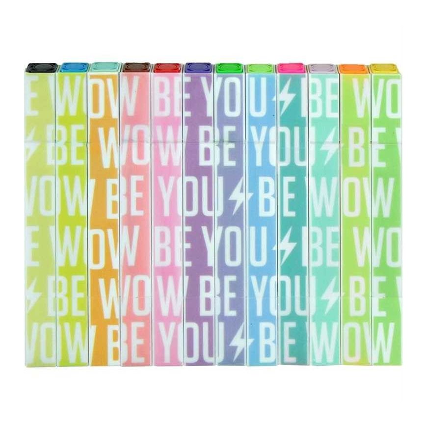 Wow Generation "Wow" card - double-sided square markers (2111078-WOW00060-CDU) – 2