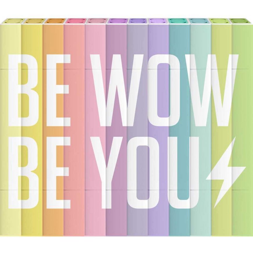 Wow Generation "Wow" card - double-sided square markers (2111078-WOW00060-CDU) – 5