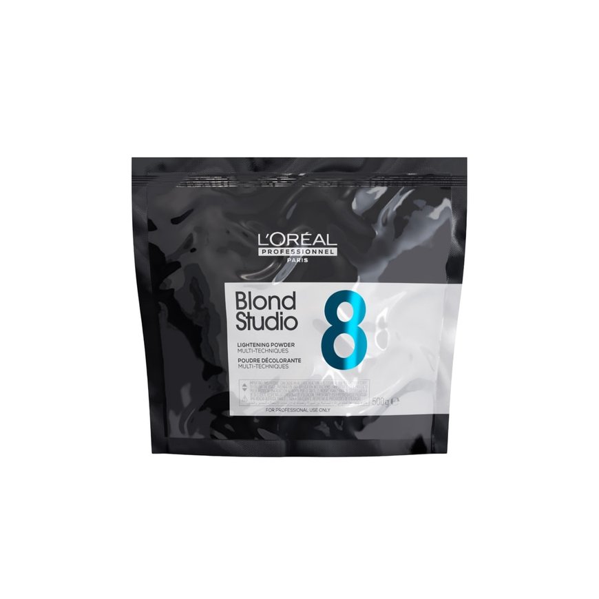 L'Oreal Professionnel, Blond Studio Multi Technique 8, Korostus, Hiusten hapettimajauhe, 500g – 2