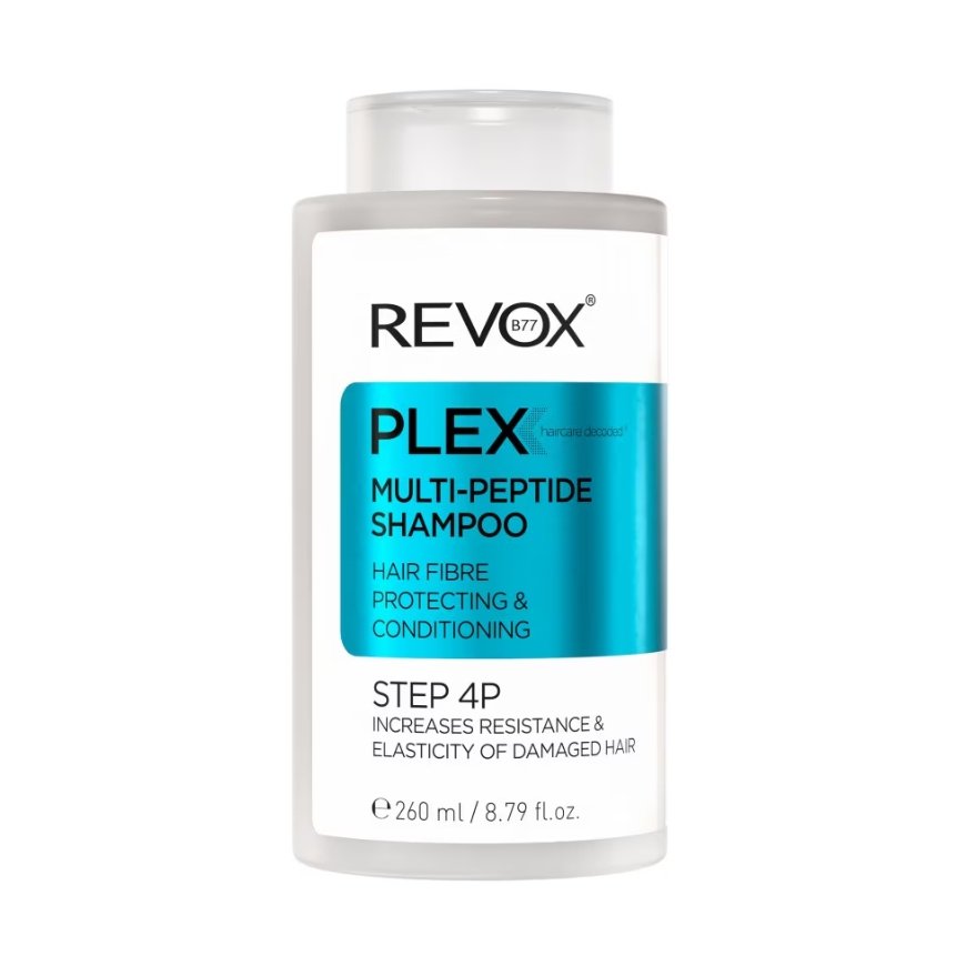 Revox B77, Plex Step 4P, Multi-Peptide, Hair Shampoo, For Conditioning, 260 ml – 2