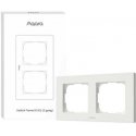 Aqara H2 EU switch frame double, white