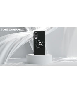 Case Karl Lagerfeld Silicone Double Heads And Circle MagSafe for