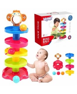 Woopie Baby Woopie Kulodromi Pallikomplekt Spiraal + 3 palli