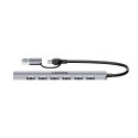 UNITEK H1209AGY01 interface hub USB Type-C 5000 Mbit/s Grey