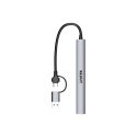 UNITEK H1209AGY01 interface hub USB Type-C 5000 Mbit/s Grey