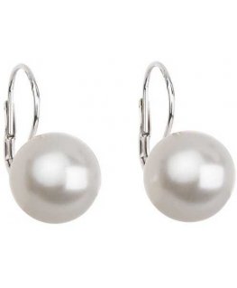 Evolution Group Charming dangling earrings with synthetic pearls 71106.1