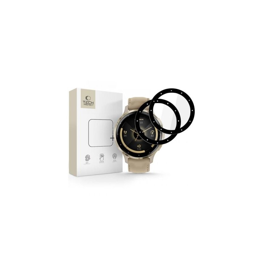 HYBRIDINIS STIKLAS TECH-PROTECT GLASS FLEX+ 2-PACK GARMIN VENU 3S B