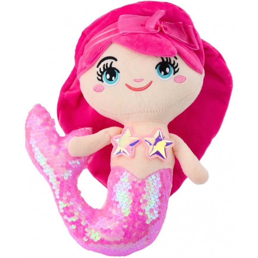 Lean Toys Plush Mermaid 28 cm – 3