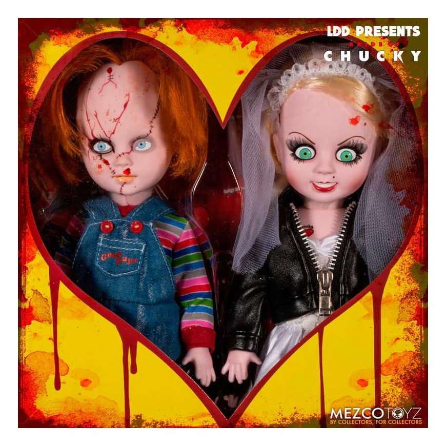 Mezco Toys Living Dead Dolls Čaki un Tifani komplekts 2 figūras 25cm – 5