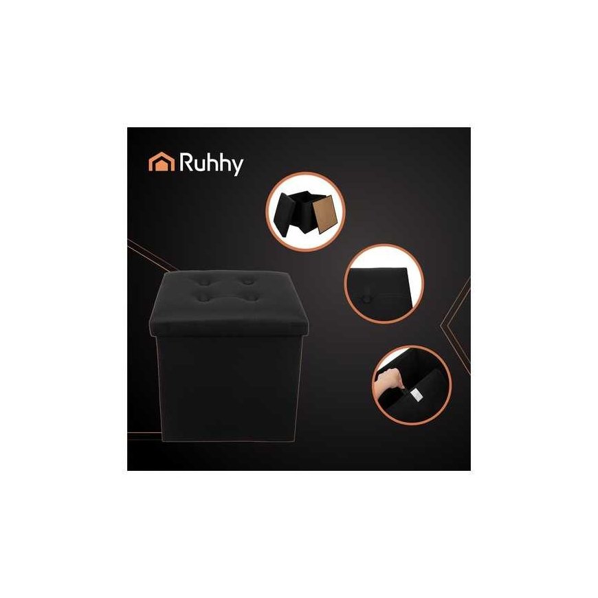 Kokkupandav puf Rühhy 25779 must – 4