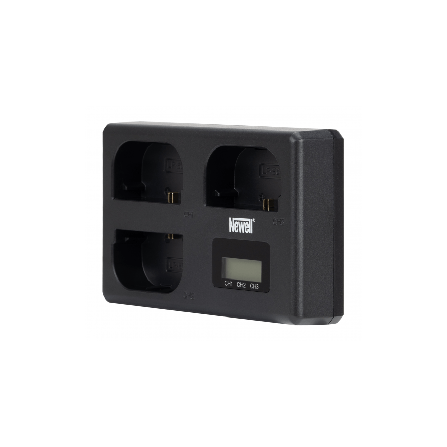 Newell TT-USB-C Trigubinis Įkroviklis LP-E6 Canon fotoaparatams