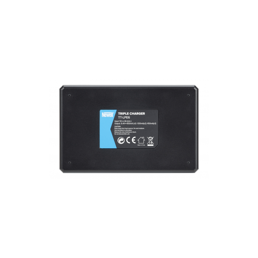 Newell TT-USB-C Triple-Channel Charger for LP-E6 for Canon – 2
